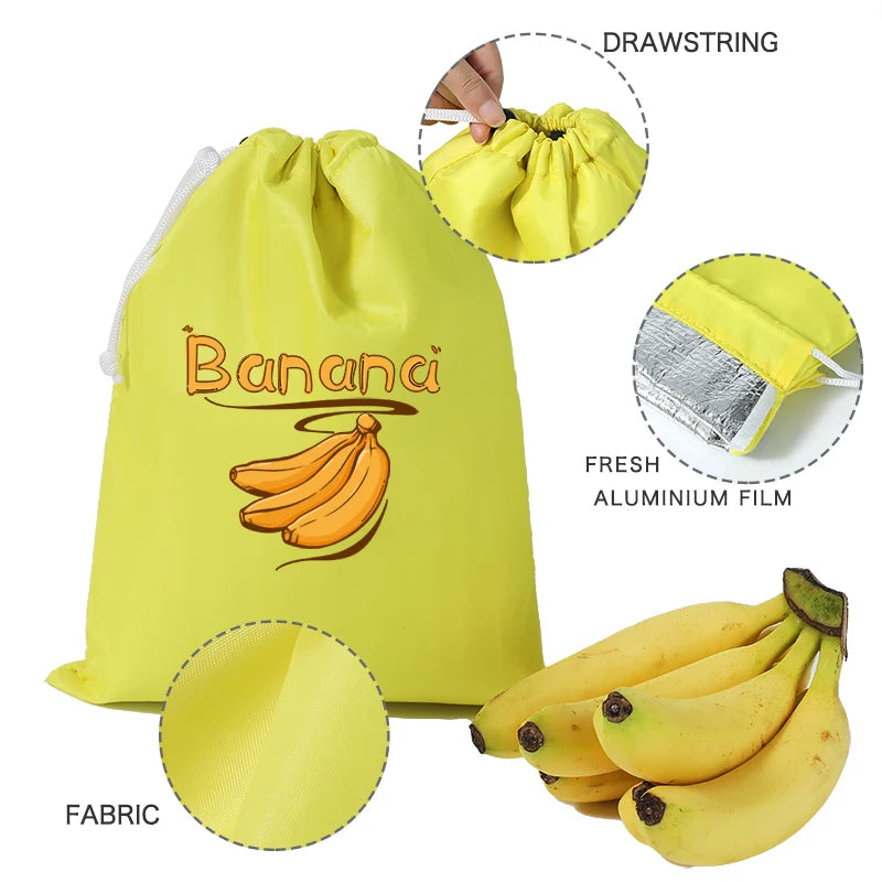 1/3 banana storage bag, vegetable preservation bag, anti ripening, banana storage preservation bag, lightweight and convenient b