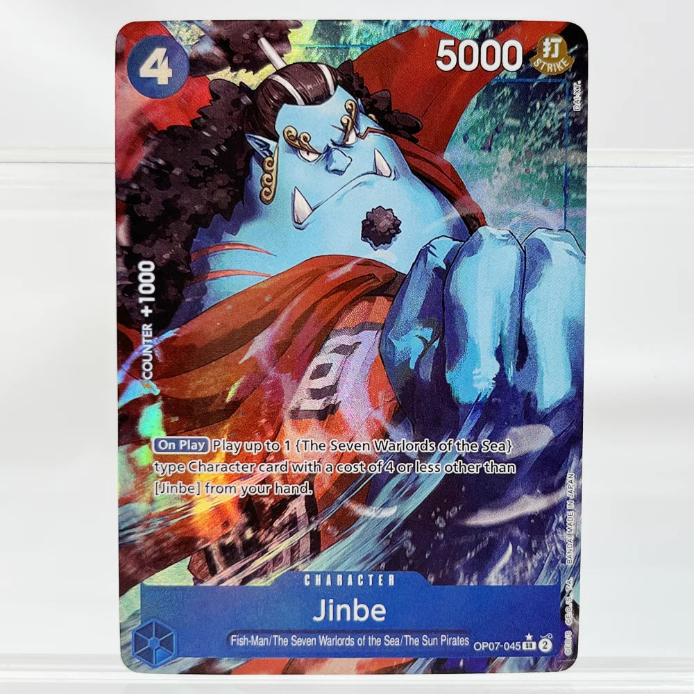 One Piece Anime OPCG Foil Card English Version Jinbe/Franky/Yamato/Jack Proxy Cards Game Anime Collection Cards Trading Card