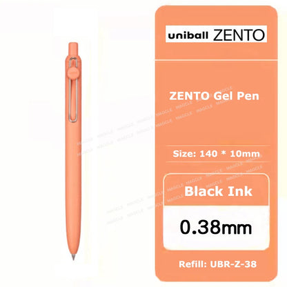 uniball ZENTO Standard 0.38/0.5mm Gel Pens,Water-Based Smooth Writing Roller Ball Pens Fit for a variety of occasions Stationery