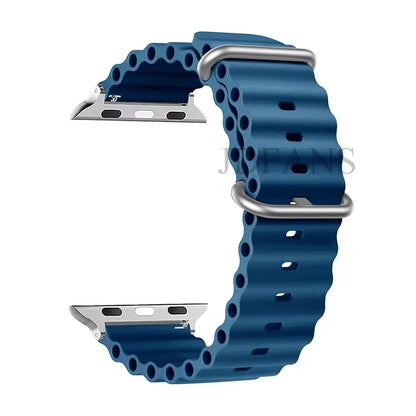 Strap For Apple watch ultra band 49mm 44mm 45mm 41mm 40mm 38mm 44 45 mm 1:1 Original Ocean belt iWatch series 9 10 8 7 se bands