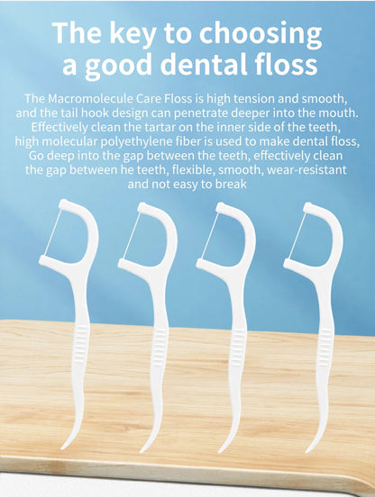 600PCS/300PCS/100PCS/50PCS/30PCS - Dental floss stick - interdental cleaning tool