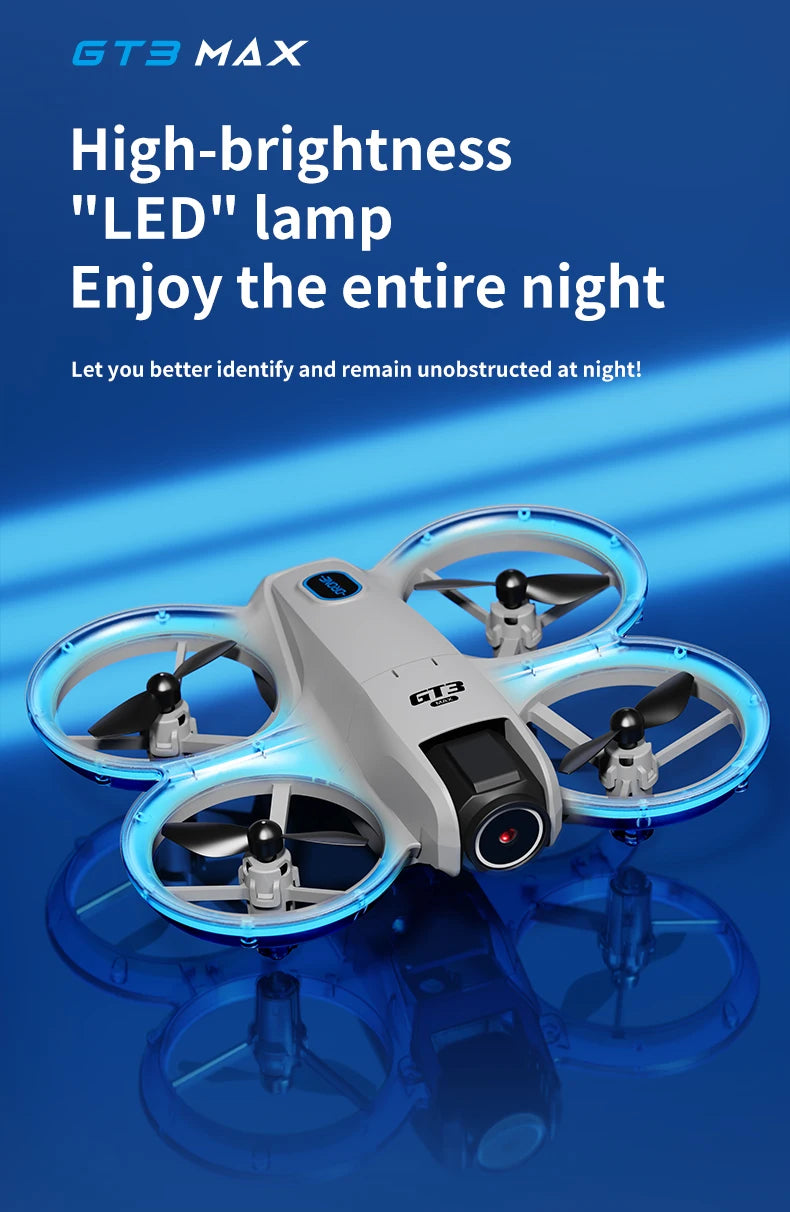 New GT3 Drone 8K HD Remote Control Headless Mode Helicopter 360° Flip FPV 5G WIFI Quadcopter Toys Mini Drone Fors Kid Toy Gifts