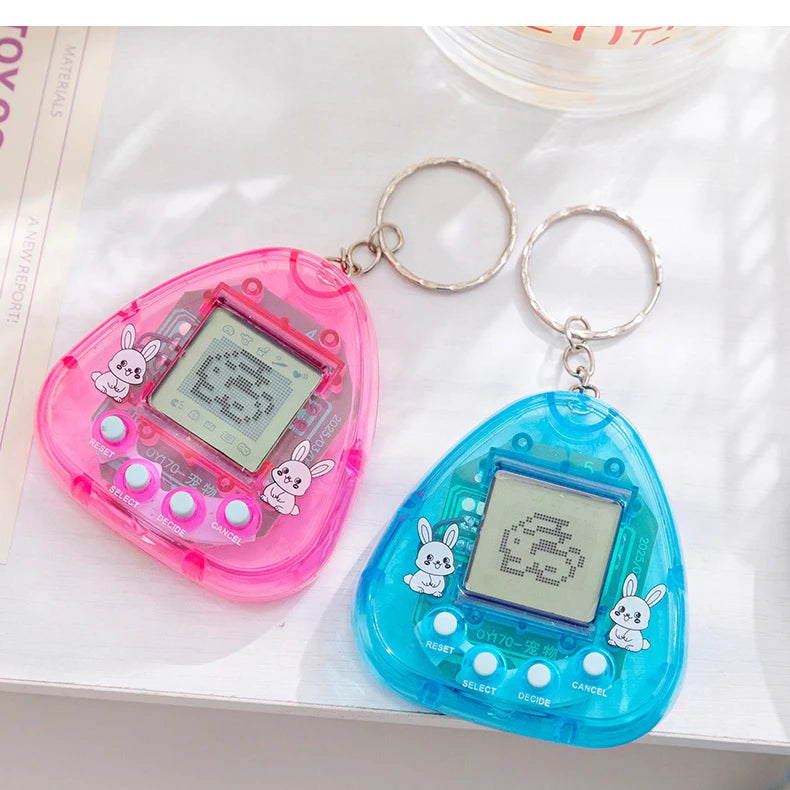 1PC Transparent Electronic Pets Nostalgic 168 Pets In One Virtual Cyber Digital Nostalgic Funny Toys Pixel Funny Play