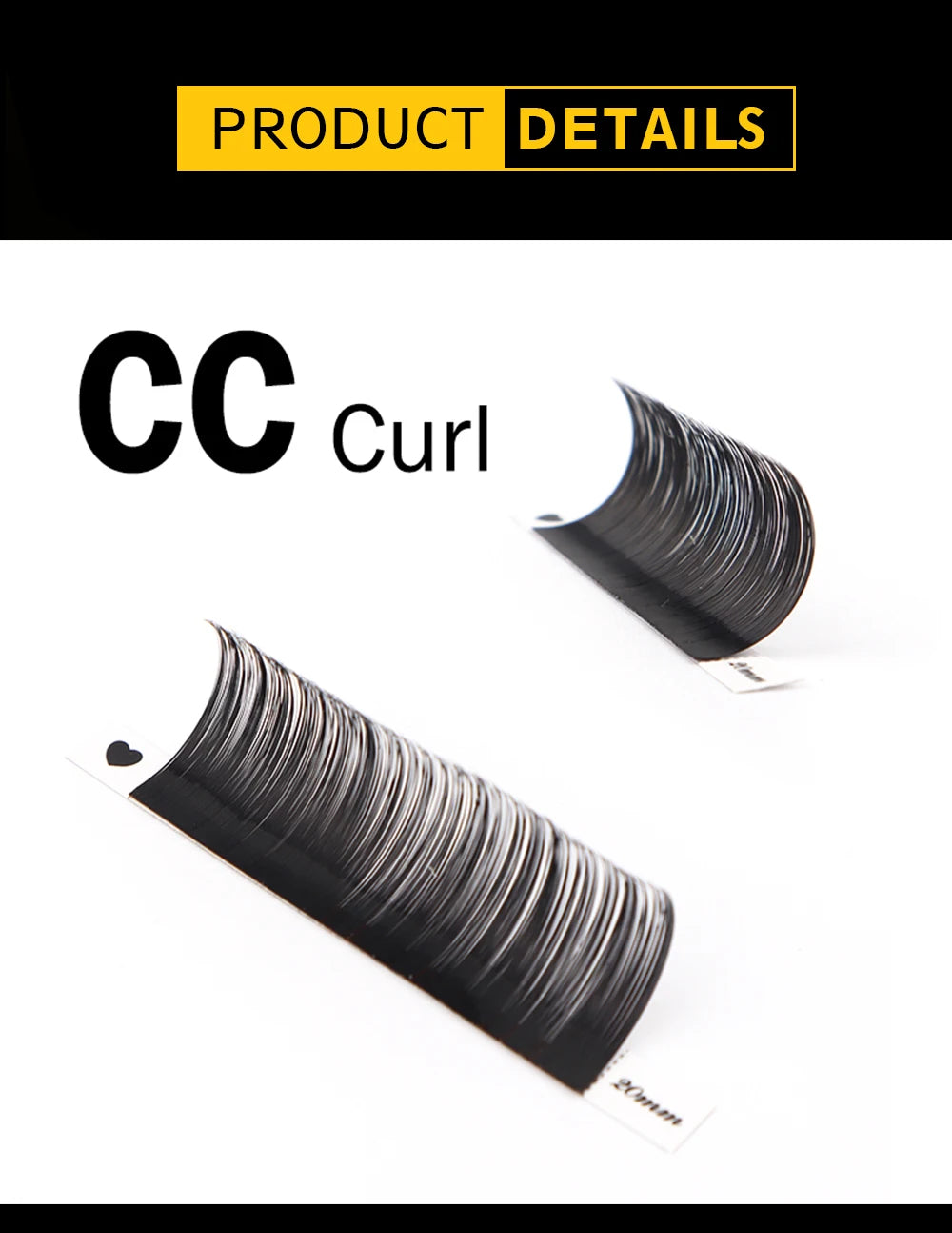 1 pc 0.03-0.20mm C/CC/D/DD Curl Eyelash Extension Thin and Soft Material Volume Lash Individual Eyelashes Premium Fake Lashes