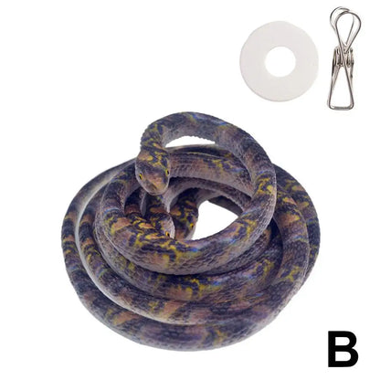 70cm Fake Large Rubber Snake With Line Simulation Prank Toy Realistic Lifelike Scare Prank Gag Gift Joke Toys For Kids Y2W4