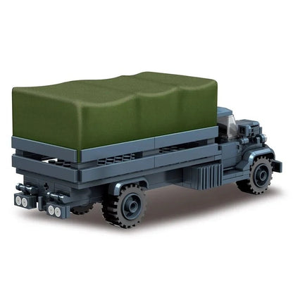 Military Army Soldiers World War Tank Armored Vehicle Model Assemble Building Blocks Bricks DIY Toys Gift