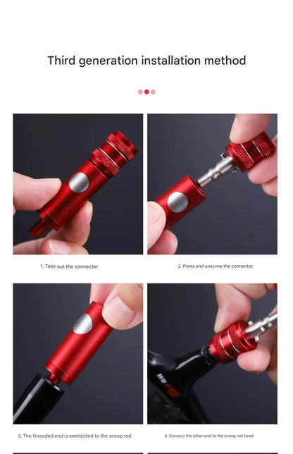 LINNHUE  Quick connector 8mm universal connector head and rod portable converter fishing gear accessories