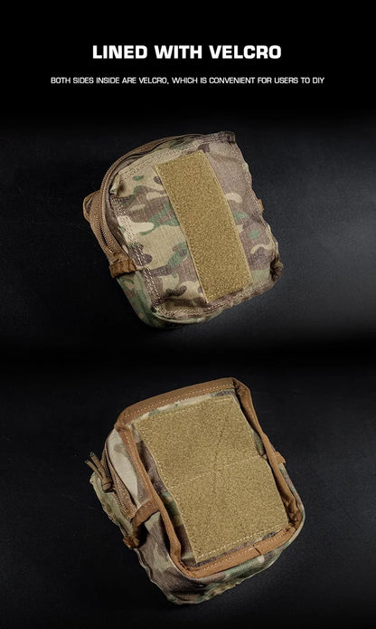Tactical Molle Pouch Admin GP Pouches Small Utility EDC Bag for Tactical Belt and Molle Vest Storage Bag Hunting Bag