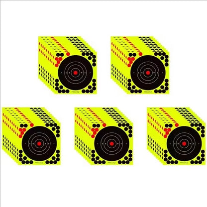 10/20/30/50PCS Splatter Target Stickers High Visibility Reactive Adhesive Paper Targets for Shooting Hunting Training Practice