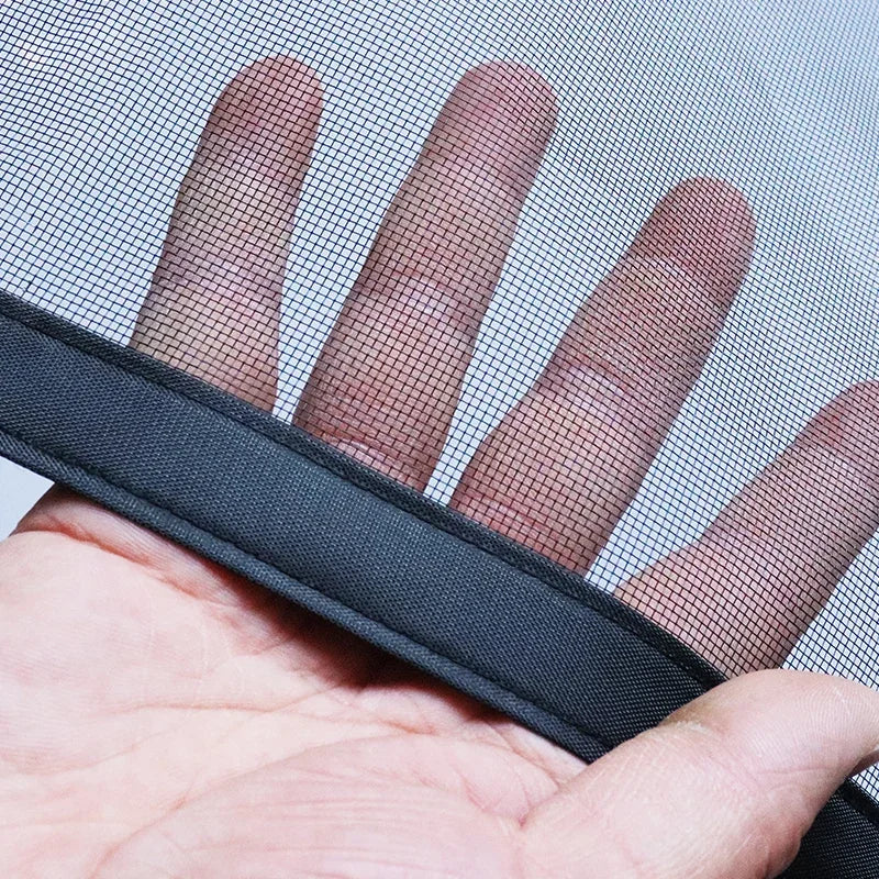 Mosquito-proof screen window, self-adhesive window mosquito net, summer insect-proof door, window mosquito net【BLACK】
