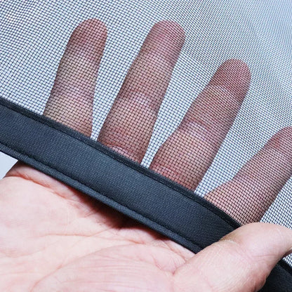 Mosquito-proof screen window, self-adhesive window mosquito net, summer insect-proof door, window mosquito net【BLACK】