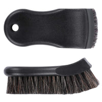 Horse leather brush