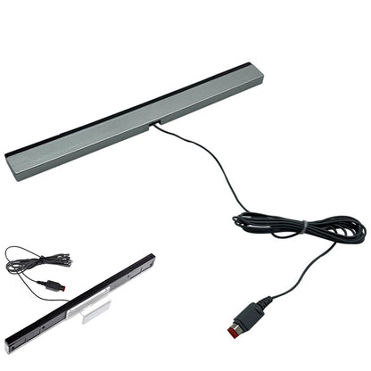 Wired Motion Sensor Receiver with Extension Cord Wired Motion Sensor Bar Wired Remote Sensor Bar for Nintendo Wii Wii U Console