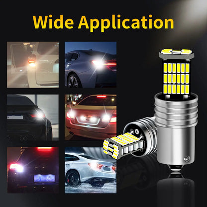 Super Bright 1156 BA15S 1157 BAY15D 4014 45Chipsets LED Signal Bulbs for Car Rear Tail Turn Signal Reverse Brake Running Lights