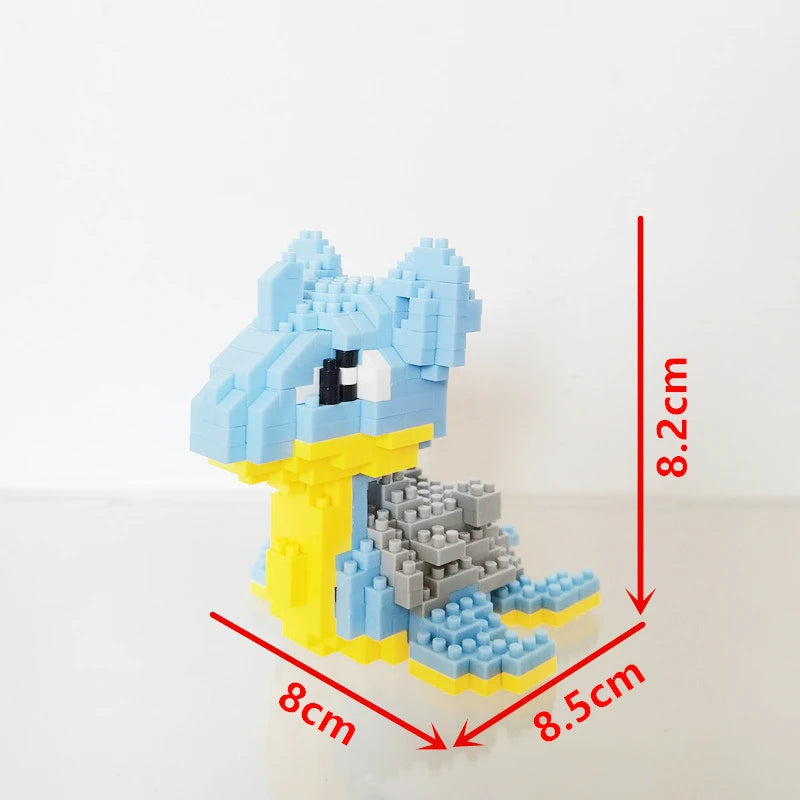 75 Style Building Blocks Assembly Anime Picachu Charizard Doll Blastoise Bulbasaur Gengar Bricks Figures Toy for Kid Gift