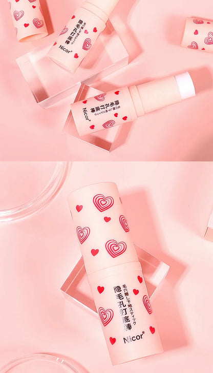 Pre-makeup isolation base stick, less prone to powder sticking, natural makeup effect, matte coverage, and long-lasting makeup