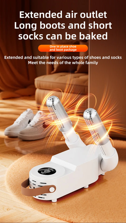 HOMEFISH Intelligent Shoe Dryer Quick Drying Deodorizing Sterilizing Adjustable Timer Household Shoe Warmer And Heater