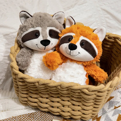 25cm Gray Raccoon Plush Toy Lovely Raccoon Cute Soft Stuffed Animals Doll Pillow For Girls Children Kids Baby Birthday Gift