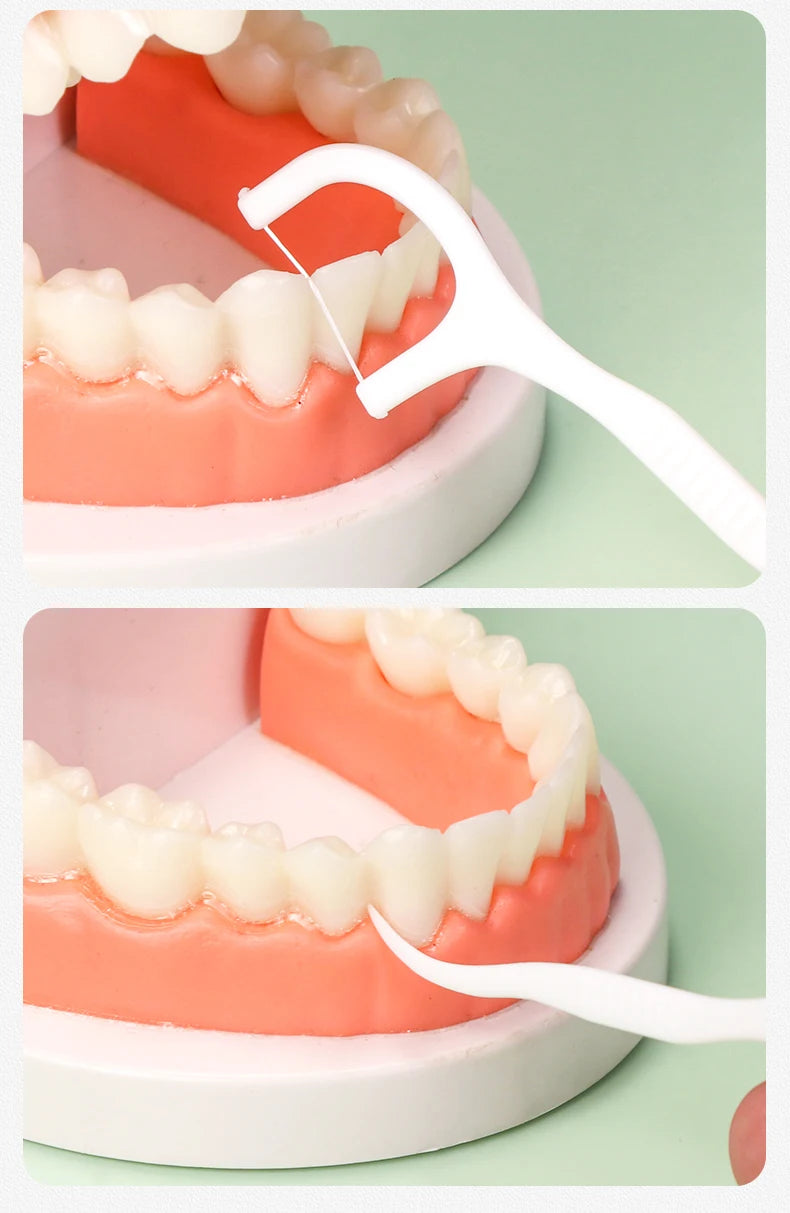 600PCS, 300PCS, 100PCS - Flosser-50PCS/Box - Cleaning interdental spaces, oral care tools