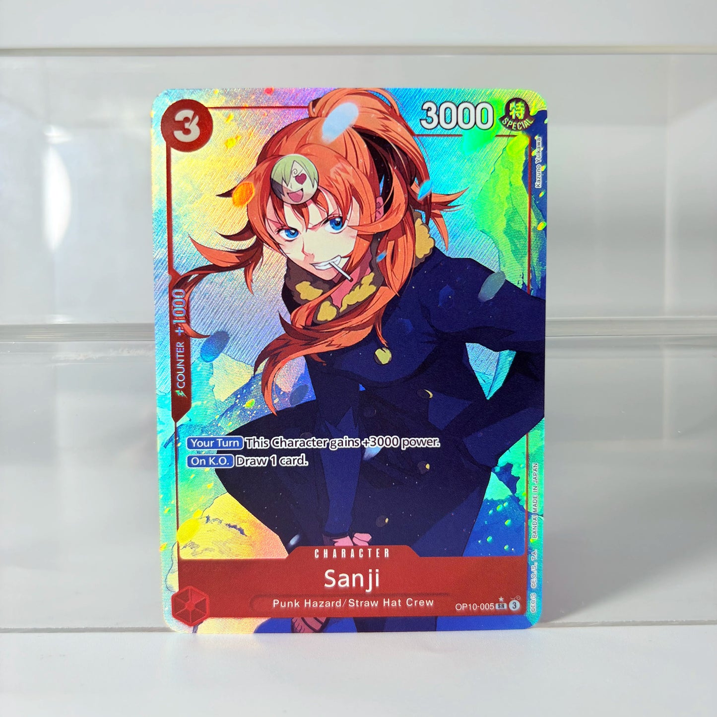 Anime One Piece OPCG CHARACTER English Version Trafalgar Law Donquixote Roainante Smoker Cavendish Kuzan Collection Proxy Cards