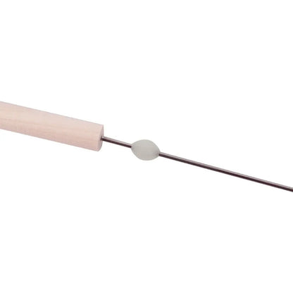 1pc 22.5cm Worm Baiting Needle Driller No-Escaping Hook Needle Quick Earthworm Hooking Needle Pins Hollow Gas Needle FishingTool
