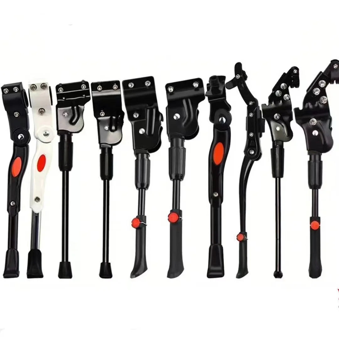 Adjustable Bicycle Kickstand for 22-26 Inch Mountain Bike Side Support Parking Rack Compatible with 24 Inch Wheels