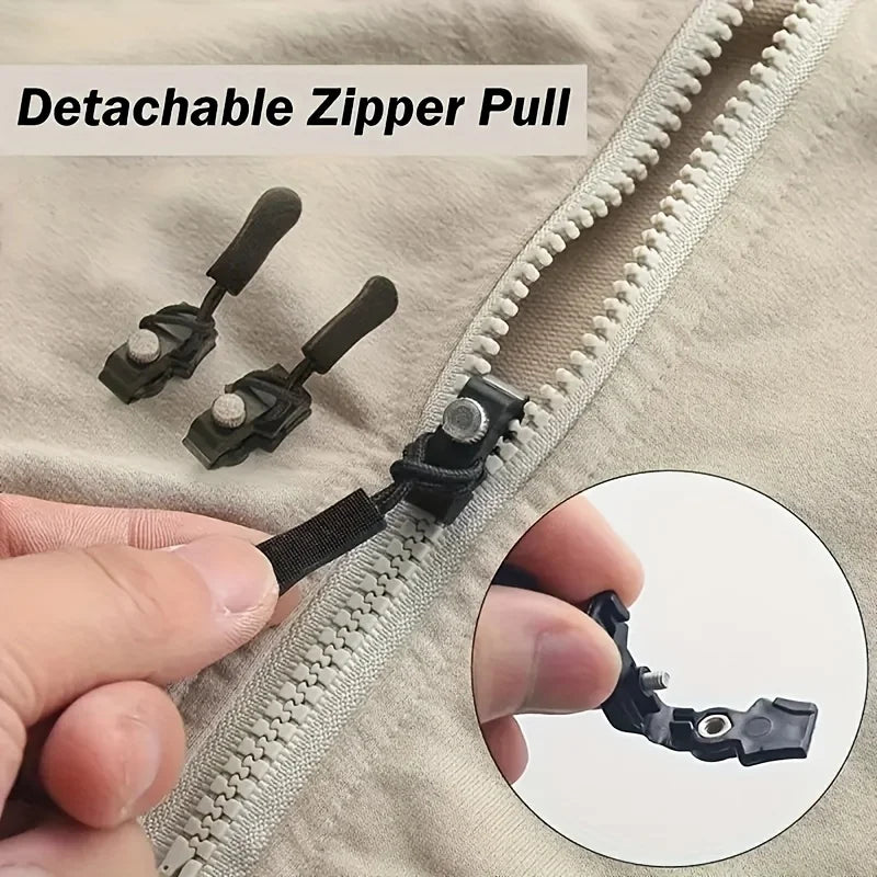 Quick Detachable Zipper Repair Kit,  suitable for various sizes of zippers on clothing, luggage, backpacks, and other equipment