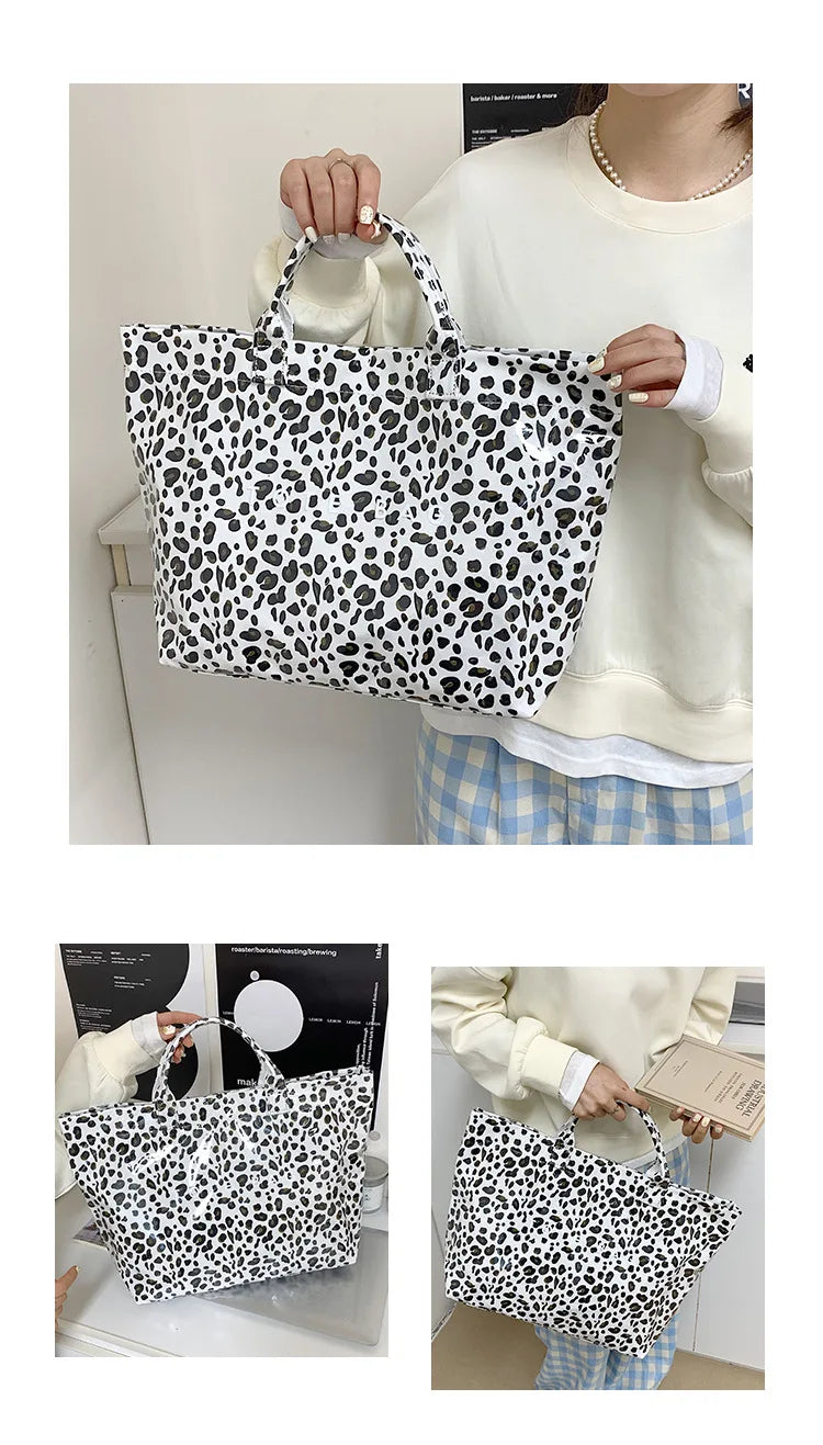 Leopard Print Women's Handbag Summer New Large-capacity Fashionable Tote Bag Fashionable Handbag Bags for Women Designer Bags