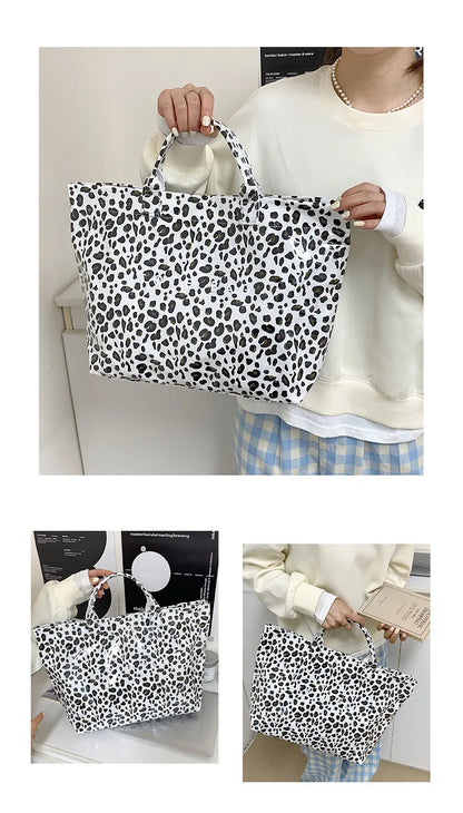 Leopard Print Women's Handbag Summer New Large-capacity Fashionable Tote Bag Fashionable Handbag Bags for Women Designer Bags