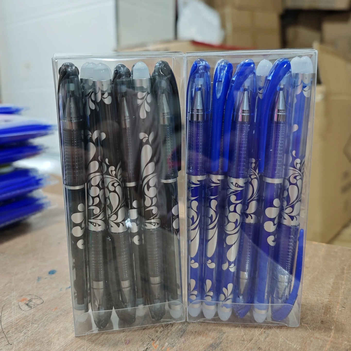 Boxed Multicolor Erasable Gel Pens, Medium Tip 0.5mm, Smooth Writing, Suitable for Office and Everyday Use, Christmas Present