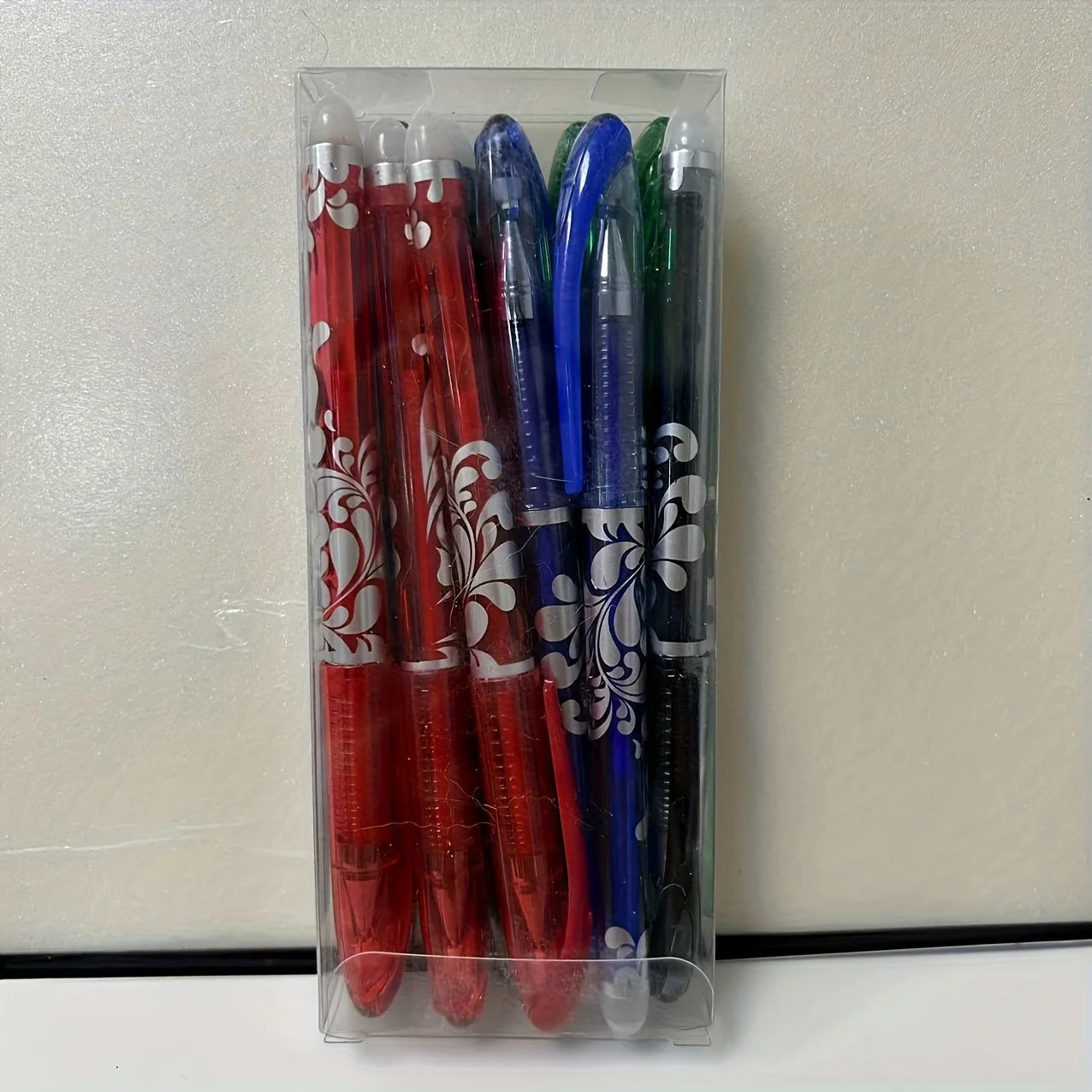 Boxed Multicolor Erasable Gel Pens, Medium Tip 0.5mm, Smooth Writing, Suitable for Office and Everyday Use, Christmas Present