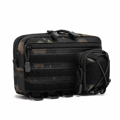 1000D EDC Pouch Molle Organizer Bag Utility EDC Tool Pouch Horizontal Modular Pouch Outdoor Waist Pack EMT Hunting Fanny Pack