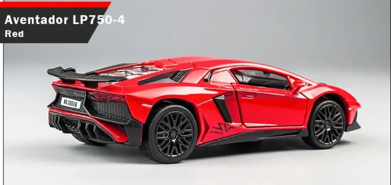 1:32 Lamborghinis SV LP750-4 Alloy Sports Car Model Diecast & Toy Metal Vehicle Simulation Car Model Collection Children's Gifts
