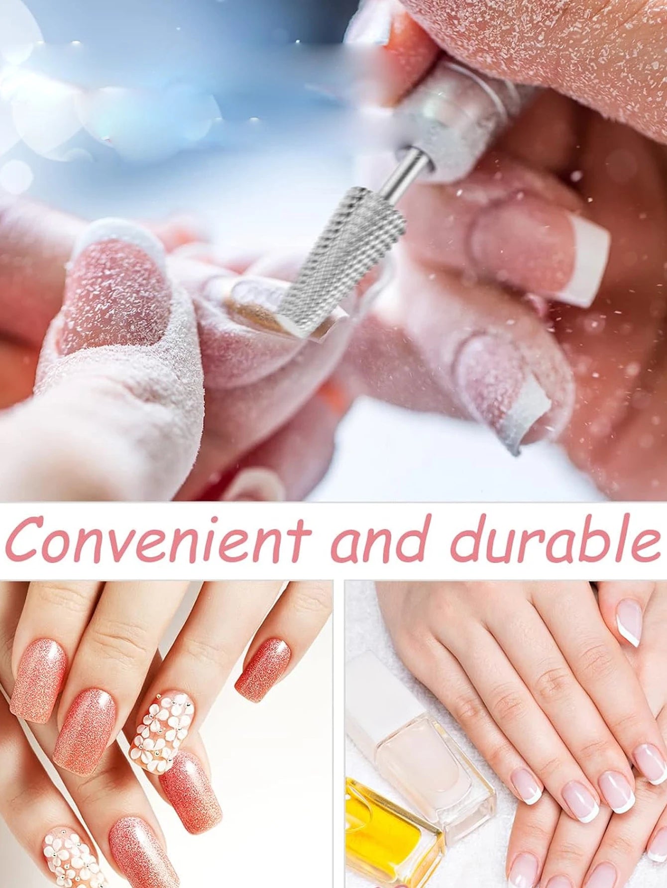 1pc Nail Drill Bits 3/32'' - L-Shaped Smooth Stop Barrel Carbide Bit  for Professional Finish, Fast Remove, Shape & Smoo