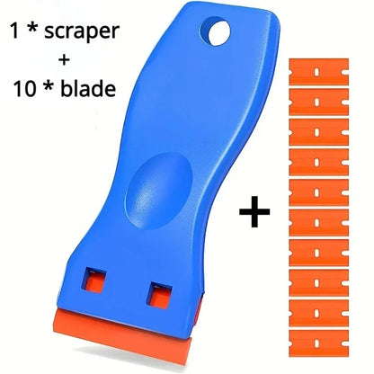 1 Set Car Sticker Removal Multipurpose Plastic Tool Auto Film Glass Home Cleaner