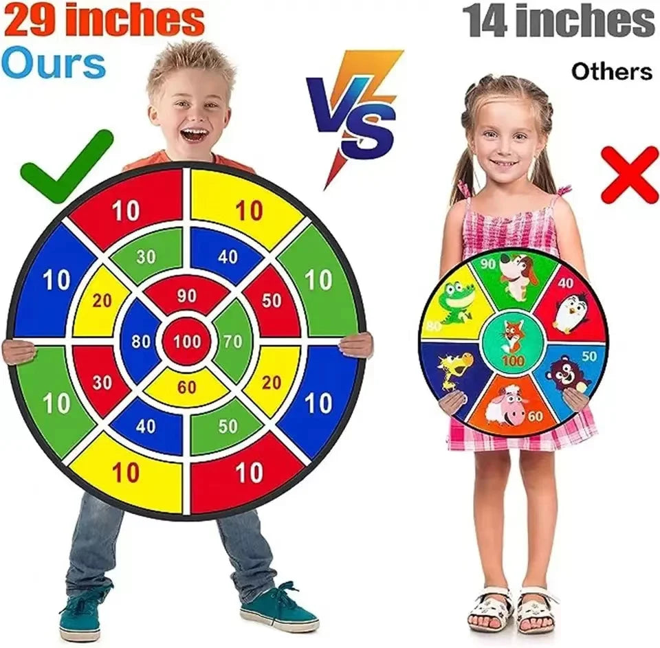 Children with Sticky Ball Large Dart Board Family Interactive Game Educational Arithmetic Indoor/Outdoor Sports Toys Gift