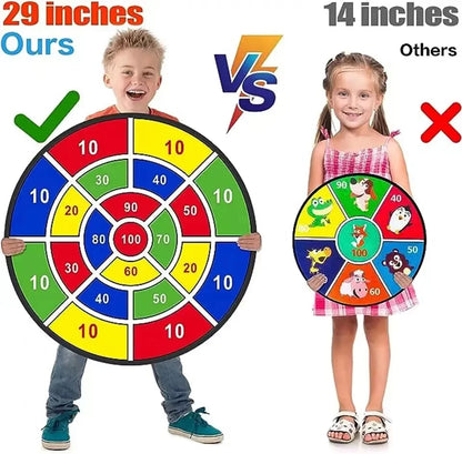 Children with Sticky Ball Large Dart Board Family Interactive Game Educational Arithmetic Indoor/Outdoor Sports Toys Gift
