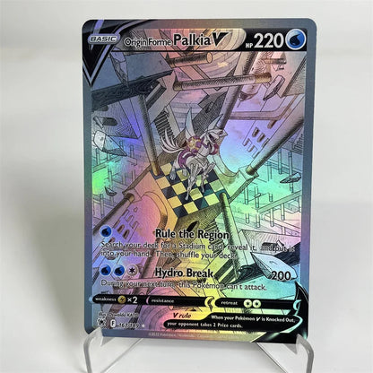 Holographic PKM Collection Cards PTCG Proxy Card Blue Core Paper Card Kids PKM Charizard/Dragonite/Umbreon