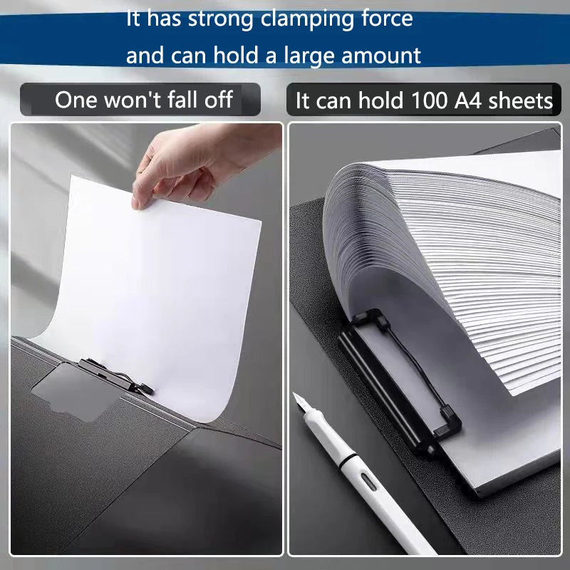 Frosted File Folder Student Test Paper Folder Data Storage Book Office Supplies Board File Folder Writing Board Single Folder