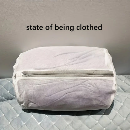 Versatile Shoe Washing Bag - Durable Mesh Laundry Bag for Sneakers, Running Shoes, Socks & Bras with Zipper Closure, Laundry Bag