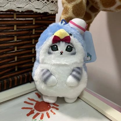 Kawaii Mofusand Cross-Dressing Sanrio Hello Kitty Kuromi Hanyodon Plush Keychain Pendant Anime Plush Backpack Pendant