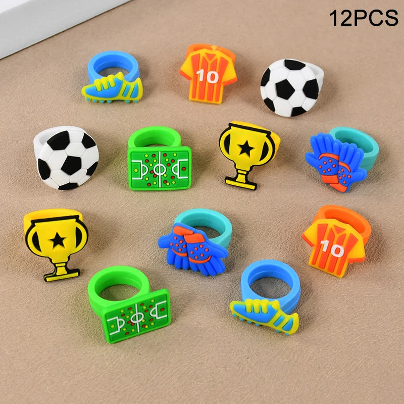 Soccer Party Favors Football Theme Bracelets Keychain Pin Ball Maze Game Toys Kids Birthday Party Pinata Fillers Christmas Gift