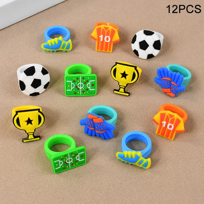 Soccer Party Favors Football Theme Bracelets Keychain Pin Ball Maze Game Toys Kids Birthday Party Pinata Fillers Christmas Gift