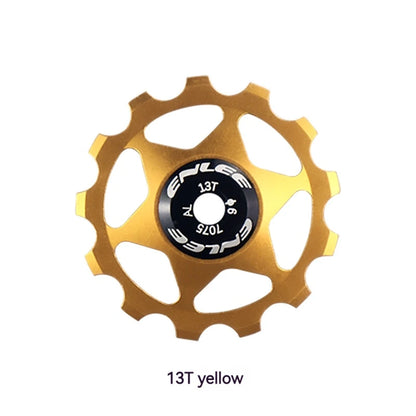 ENLEE Bike Aluminum Alloy Guide Wheel Pulley Rear Derailleur 11T 13T Guide MTB Ceramic Bearing Jockey Wheel For 4/5/6MM