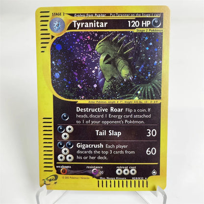 Holographic PKM Collection Cards PTCG Proxy Card Blue Core Paper Card Kids PKM Charizard/Dragonite/Umbreon