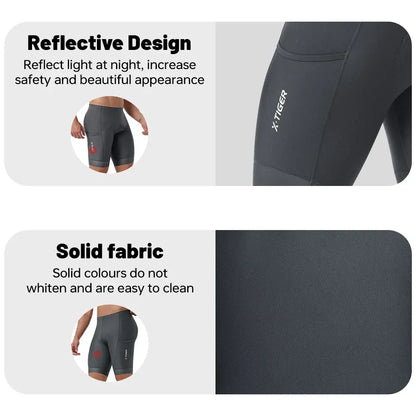 X-TIGER Cycling Shorts 6D Gel Cushioned Cycling Shorts MTB Cycling Briefs Cycling Lounge Pants Yoga Pants Sports Fitness Pants