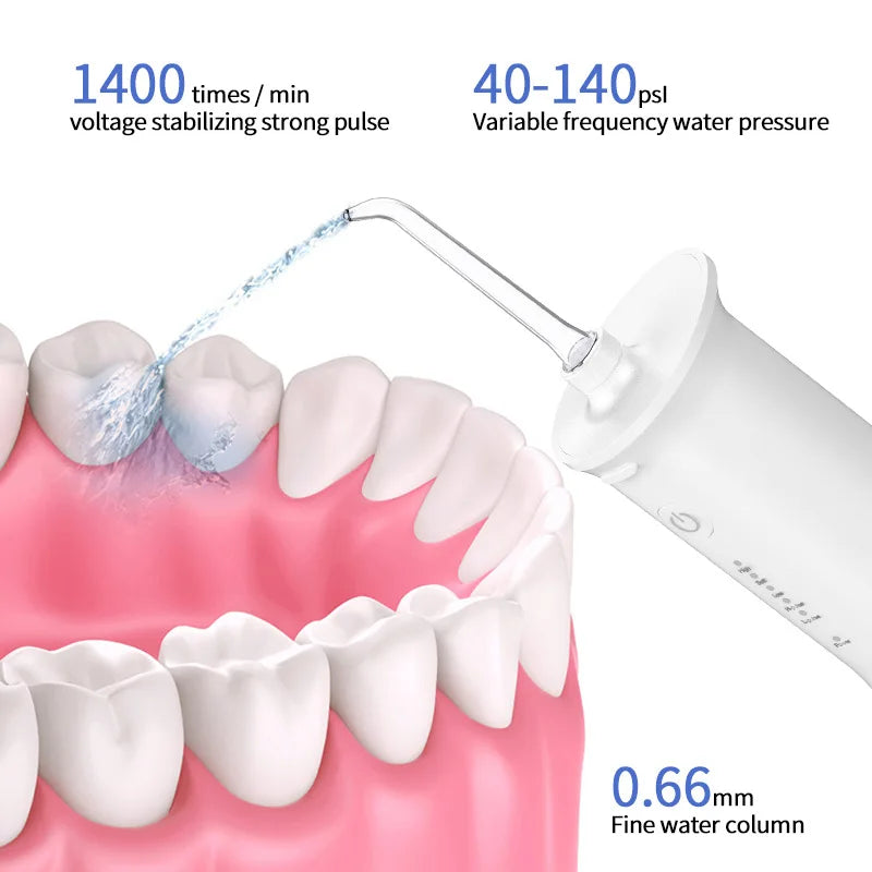 New 2026 Smart  Portable Oral Irrigator Dental Teeth Whitening Flosser bucal tooth Cleaner waterpulse Water Thread For Teeth