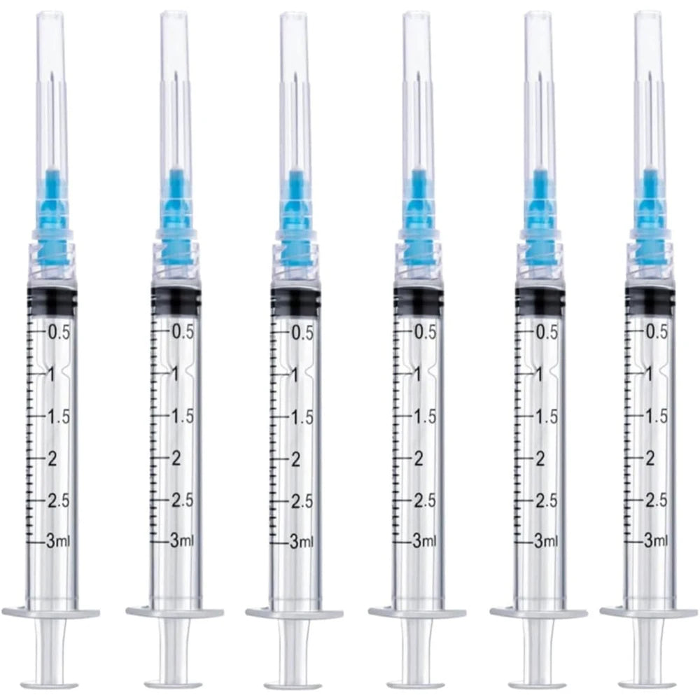 3ml Disposable Luer Lock Syringe, Suitable for Pets and Farm Animals, Industrial Use, Laboratory Dispensing, and Manual Applications