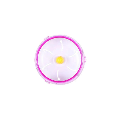 Hamster Wheel Running Disc Toy Sport Running Silent Transparent Small Pet Rotatory Jogging Wheel Toys Pet Hamster Cage Supplies