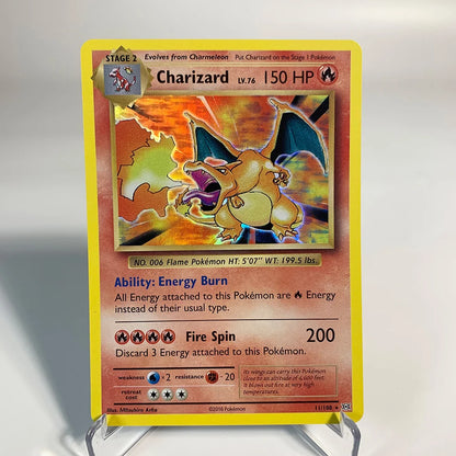 Charizard Pokemon Cards Shining Charizard Holographic Charizard Ex GX VMX Hobbies Rare Collection Battle Cards Toys Gifts